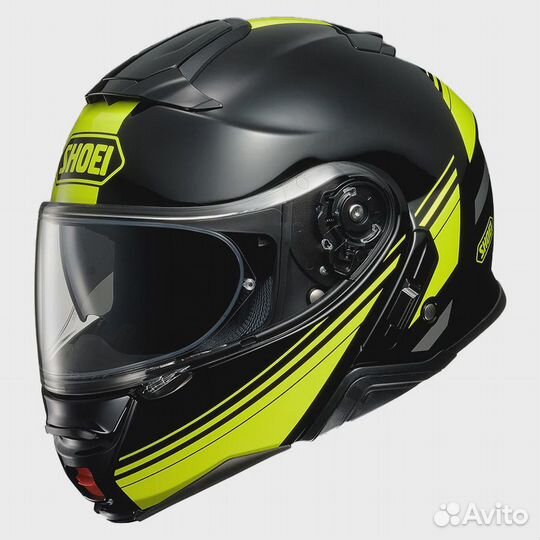 Shoei Neotec II Separator White-blue TC-10