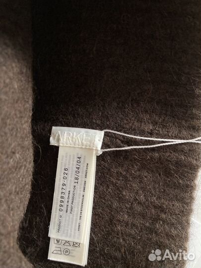 Arket шапка новая меринос альпака