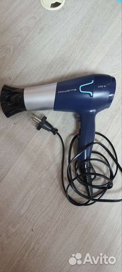 Фен Rowenta CV5610F0 синий/серебристый