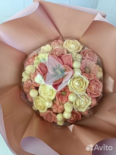 Букет из шоколадных цветов