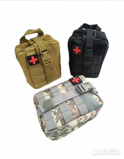 Аптечка тактическая укомплектованная с подсумком