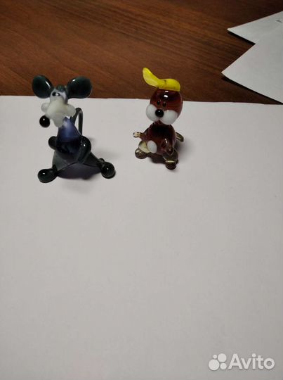 Стеклянные фигурки