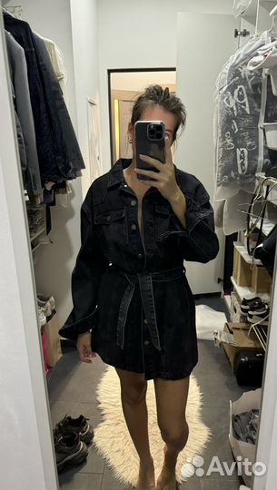 Джинсовое платье