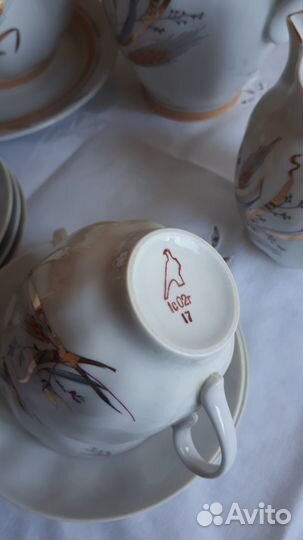 Кофейный сервиз Дулево