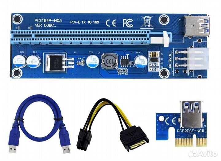 Райзер pci e 16
