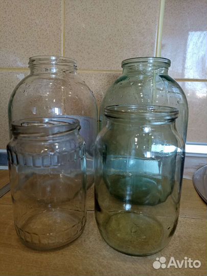 Банки стеклянные 3л.0.7л 0.5л
