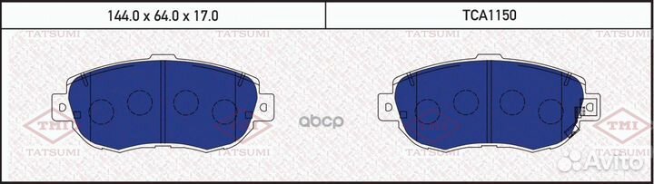 Колодки тормозные tatsumi lexus GS/IS/SC 93-TO