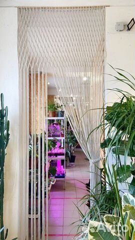 Шторы макраме на заказ для кухни гостиной студии