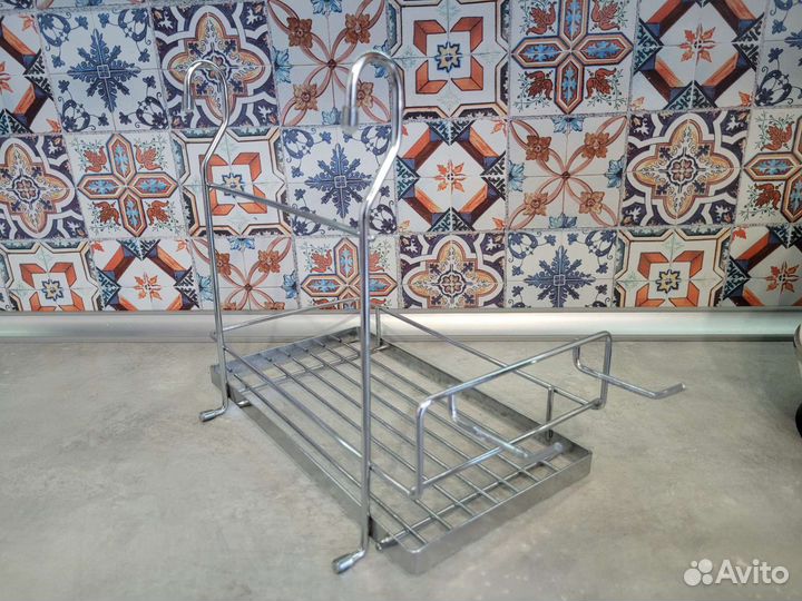 Полка навесная для кухонного рейлинга