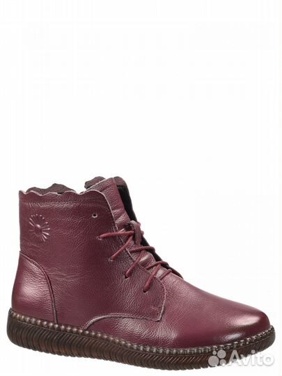 Ботинки женские (LQ5005-3 Бордовый)