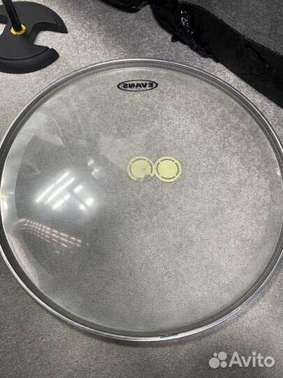 Пластик для бас барабана Evans EQ4 24” бочка