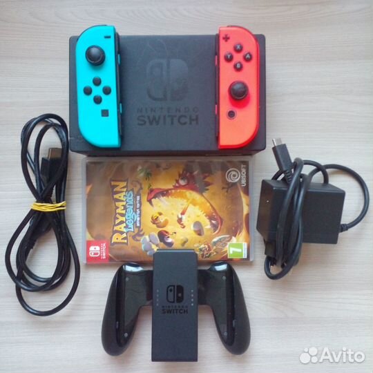 Nintendo Switch V.2 32GB + 35 лицензионных игр