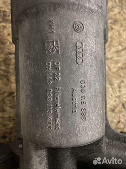 Корпус маслянного фильтра 1.9 ahf tdi