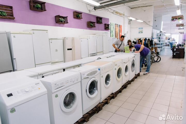 Стиральные машины бу, гарантия и доставка