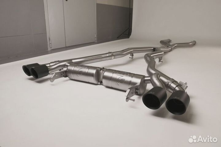 Выхлопная система BMW M8 F93, Deikin Exhaust