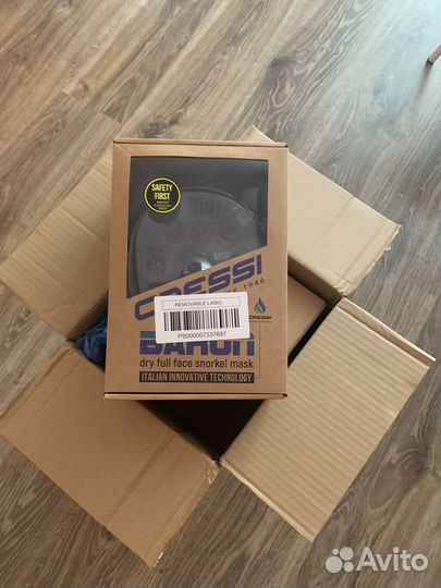 Полнолицевая маска cressi baron