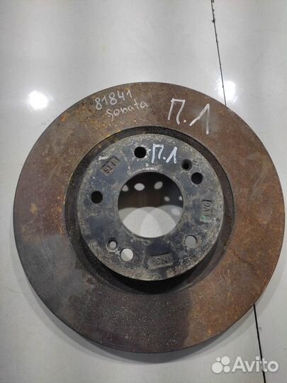 Тормозной диск(передний левый) (Hyundai Sonata)