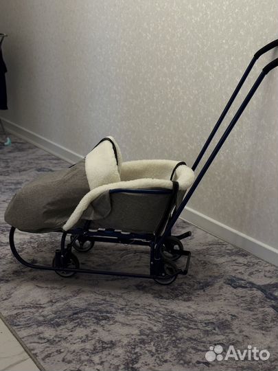 Детские санки с колесами