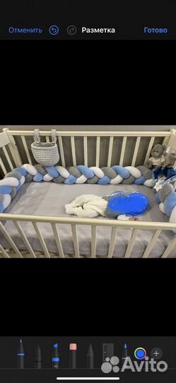 Бортик косичка