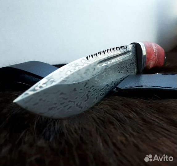 Нож охотничий ручной работы Х12мф подарок для мужа
