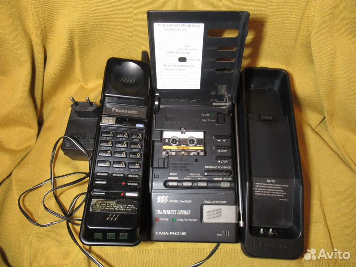 Радиотелефон с автоответчиком Panasonic+аккумулято