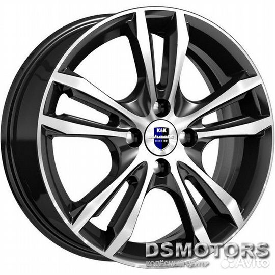 Диски Samara 6.0/16 4x100 ET37 d60.1 алмаз чёрный