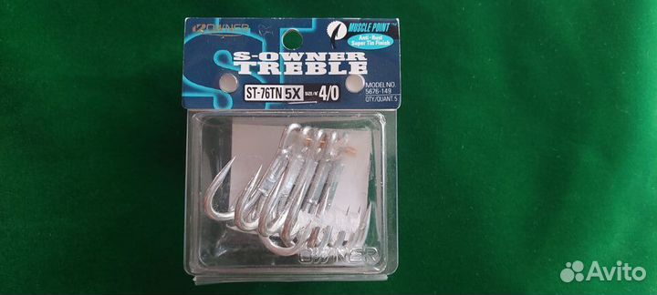 Крючки тройники Owner ST-76TN