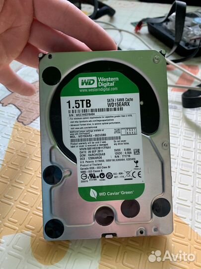 Жесткий диск western digital 1.5tb