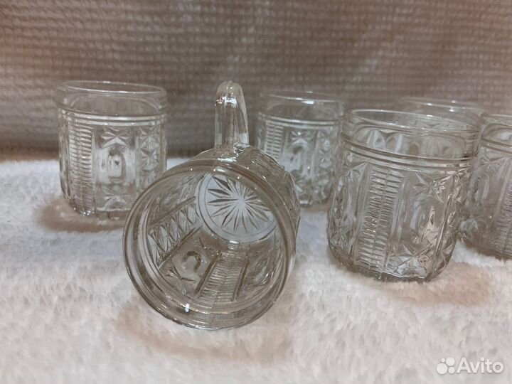 Хрустальные кружки бокальчики СССР