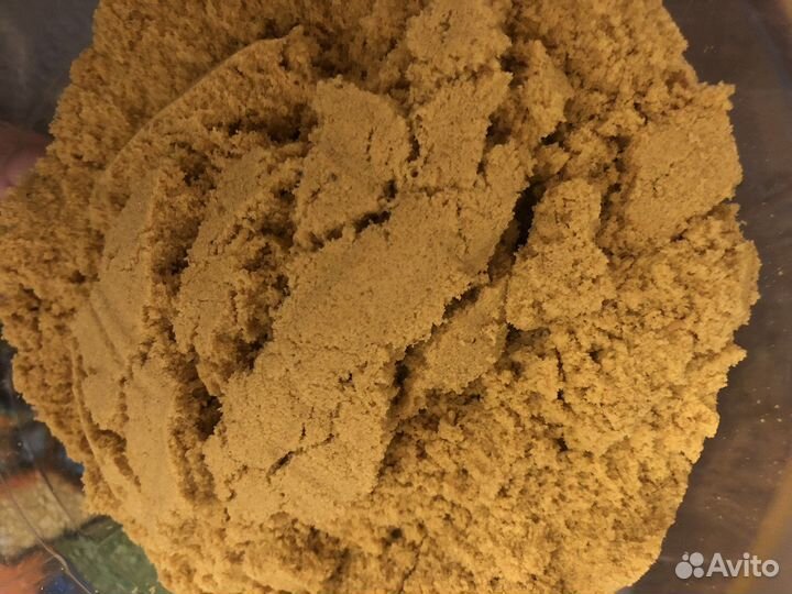 Кинетический / космический песок 2 кг желтый цвет