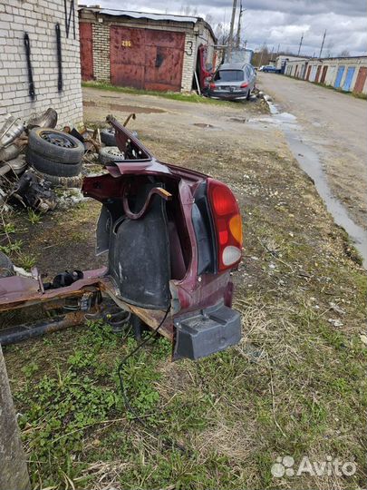 Крыло заднее правое chevrolet lanos