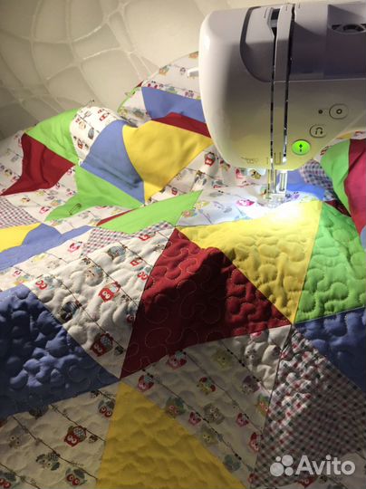 Покрывало лоскутное детское