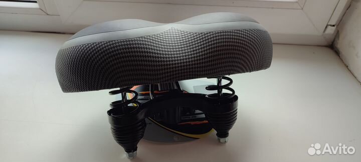 Седло для велосипеда широкое мягкое HOBоe