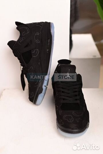 Кроссовки мужские Nike Air Jordan 4 Kaws Black