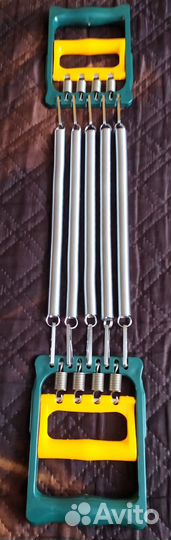 Эспандер пружинный и ролик для пресса. Лот