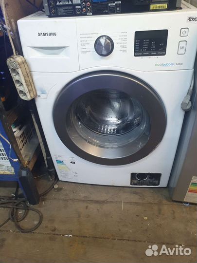 Стиральная машина Samsung eco bubble 6 кг