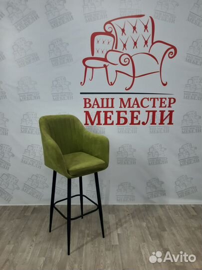 Стул полубарный Моди в велюре