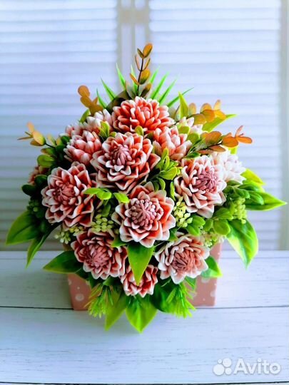 Букет из мыла ручной работы