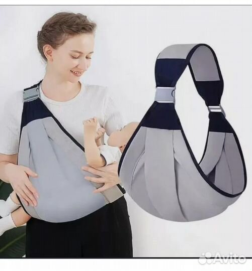 Слинг, хипсит, гамак переноска для новорожденных