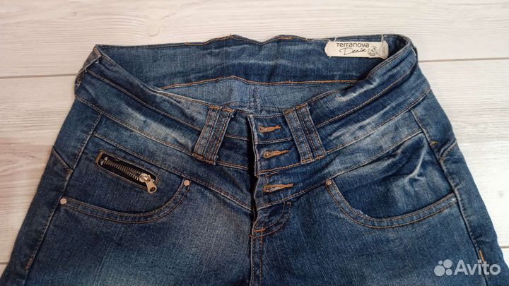 Джинсовые шорты terranova