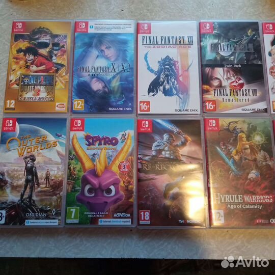Mario paper / Final Fantasy/ Spyro Nintendo Switch