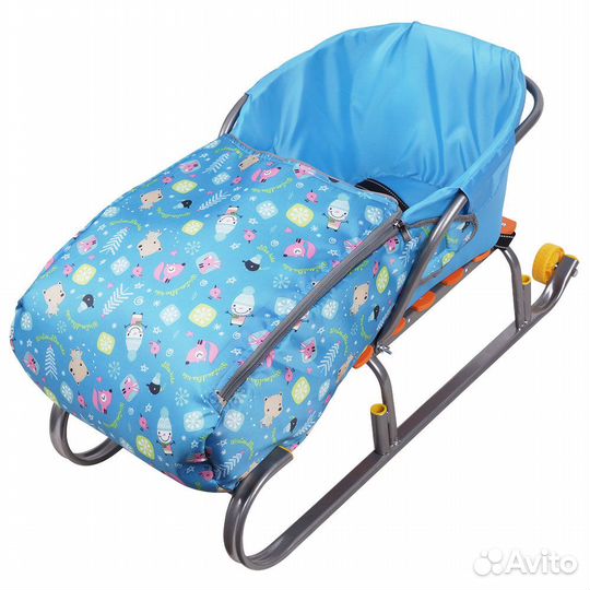 Сидение для санок с чехлом на ножки