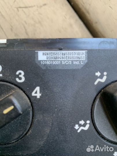 Блок управления печкой Астра G разборка