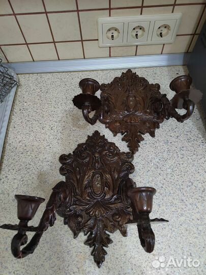 Подсвечник настенный