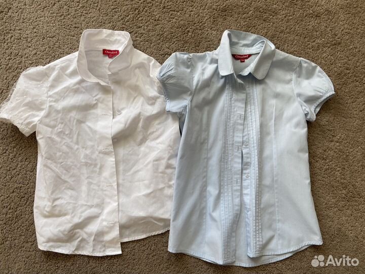 Рубашка школьная 134