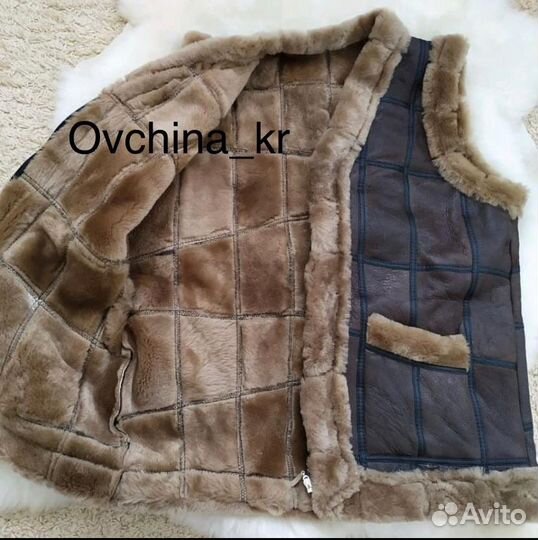 Безрукавка натуральный мех, овчина. Красноярск