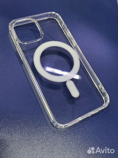 Чехол на iPhone 12/12Pro прозрачный Mag Safe