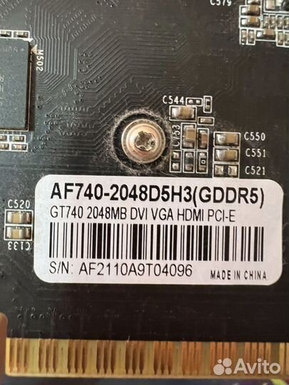 Видеокарта GT 740 2GB