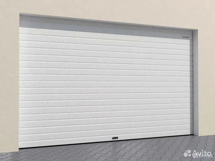 Секционные ворота под ключ