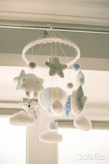 Мобиль из фетра